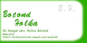 botond holka business card